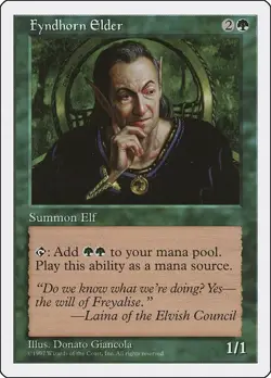 Fyndhorn Elder - Fifth Edition - 5th - Magic The Gathering - MTG - Image 1