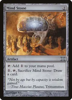 Mind Stone 1x MtG Tenth Edition 10th PLAYED - Image 1