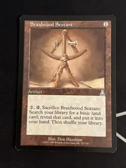 1x Braidwood Sextant (127) Urza's Destiny LP MTG Magic the Gathering x1 MKE - Image 1
