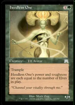 MTG Heedless One LP Light Play Onslaught [5181] - Image 1