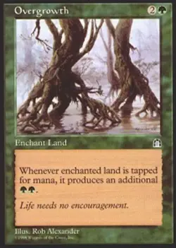 4 x Overgrowth - Stronghold - NM-Mint - MTG - Image 1