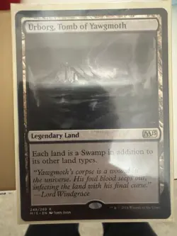 Magic the Gathering Urborg, Tomb of Yawgmoth Near Mint Regular M15 Core 2015 - Image 1