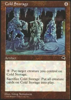 1x Cold Storage Light Play, English Tempest MTG Magic - Image 1