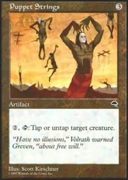 1x Puppet Strings Moderate Play MTG Magic - Kid Icarus - - Image 1