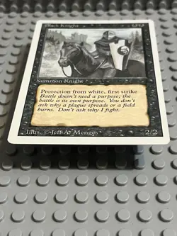 Magic the Gathering | Revised Edition | Black Knight - Image 3