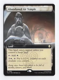 Abandoned Air Temple Extended Art #386 Rare - MTG Avatar TLA PACK FRESH - Image 1