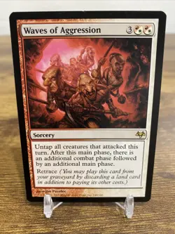 Waves of Aggression Eventide Regular Magic The Gathering TCG - Image 1