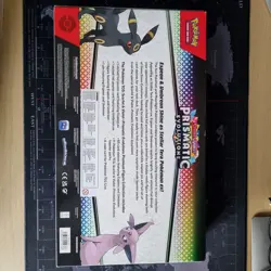 Pokemon TCG Prismatic Evolutions Premium Figure Collection Sealed Box damaged - Image 3