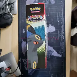 Pokemon TCG Prismatic Evolutions Premium Figure Collection Sealed Box damaged - Image 5