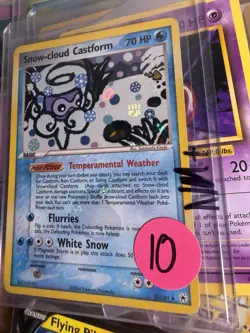 Snow-Cloud Castform 25/101 Rare HOLO Hidden Legends Set Pokemon 2007 GRADE MINT - Image 1