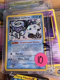Snow-Cloud Castform 25/101 Rare HOLO Hidden Legends Set Pokemon 2007 GRADE MINT - Image 2