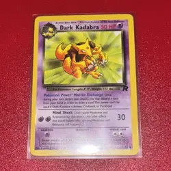 Pokemon TCG WOTC Team Rocket Dark Kadabra 39/82 - Image 1