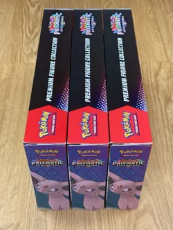 x3 Pokemon TCG Prismatic Evolutions Premium Figure Collection | All Brand New - Image 5