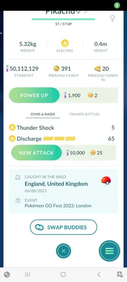 Pokemon Go Shiny Pikachu Purple Crown - Image 2