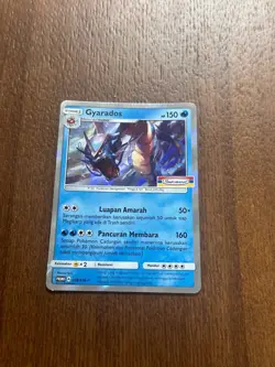 Pokemon TCG Bahasa Indonesia Language Gyarados HOLO Indomaret Promo 008/SM-P - Image 1