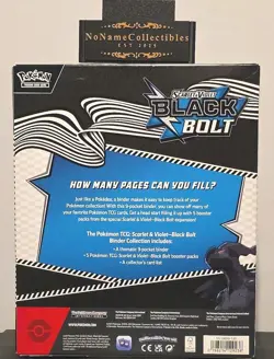 Pokemon TCG: Scarlet & Violet Black Bolt Binder Collection New & Sealed - Image 2