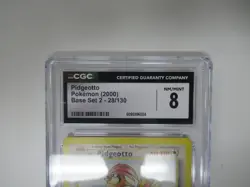 2000 Pokemon Base Set 2 Pidgeotto 28/130 CGC 8 - Image 2
