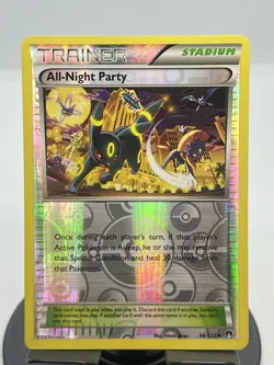 Pokemon TCG All-Night Party 92/122 XY BREAKpoint Reverse Holo LP - Image 1