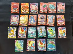 1999 Topps Pokemon TV Series 1 Non Foil Lot - NM (50 Total) Blue Logo (#3) - Image 3