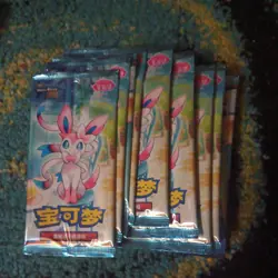 US SELLER 1x Pokemon Gem Vol 2 Sealed Booster Pack Chinese Eeveelutions eevee - Image 2