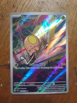 Pokemon Scarlet & Violet Base Set TCG Toedscool Illustration Rare 201/198 - Image 1