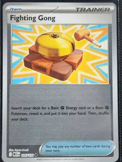 4x Fighting Gong 116/132 Reverse Holo Mega Evolution Playset Pokemon NM MEG X4 - Image 2