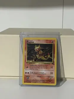 Magmar 39/62 - 1ST EDITION - Fossil - VINTAGE WOTC Pokemon Card - LP - Image 1