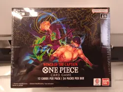ONE PIECE Card Game - OP-06 WINGS OF THE CAPTAIN 24 Booster Box NEW SEALED ENG - Image 1