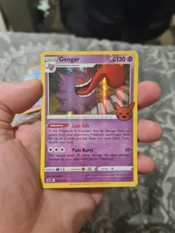 Pokemon Gengar TCG Holo Rare Promo Card 057/198 Trick or Trade Halloween - Image 1
