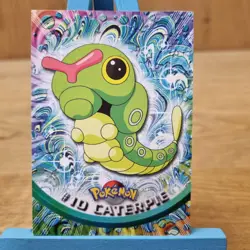 Caterpie #10 Topps Series 1 Blue Back Card Non Holo - Image 1