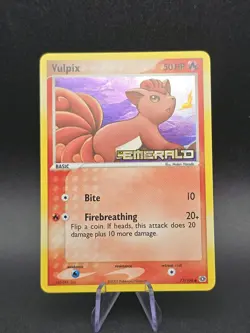 Vulpix 2005 EX Emerald 72/106 Reverse Holo STAMPED Pokemon Card - Image 2