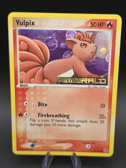 Vulpix 2005 EX Emerald 72/106 Reverse Holo STAMPED Pokemon Card - Image 3
