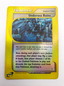 Pokemon Card - Reverse-Holo Undersea Ruins 138/147 Aquapolis *MP* e-Card UC - Image 1