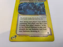 Pokemon Card - Reverse-Holo Undersea Ruins 138/147 Aquapolis *MP* e-Card UC - Image 2