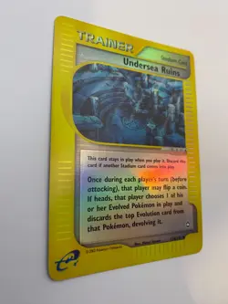 Pokemon Card - Reverse-Holo Undersea Ruins 138/147 Aquapolis *MP* e-Card UC - Image 4