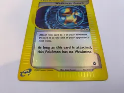 Pokemon Card - Reverse-Holo Weakness Guard 141/147 Aquapolis *HP* e-Card UC - Image 2