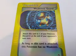 Pokemon Card - Reverse-Holo Weakness Guard 141/147 Aquapolis *HP* e-Card UC - Image 3