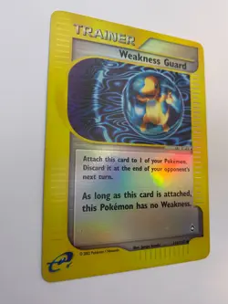 Pokemon Card - Reverse-Holo Weakness Guard 141/147 Aquapolis *HP* e-Card UC - Image 4