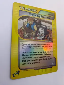 Pokemon Card - Reverse-Holo Traveling Salesman 137/147 Aquapolis *HP* e-Card UC - Image 4