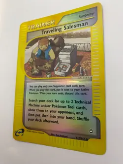 Pokemon Card - Reverse-Holo Traveling Salesman 137/147 Aquapolis *HP* e-Card UC - Image 5
