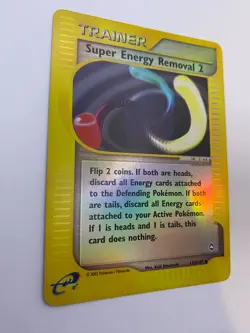 Pokemon Card - Reverse-Holo Super Energy Removal 2 134/147 Aquapolis *MP* e-Card - Image 4