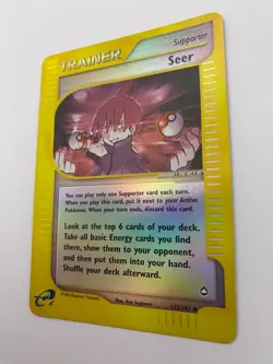 Pokemon Card - Reverse-Holo Seer 133/147 Aquapolis *HP* e-Card UC - Image 5