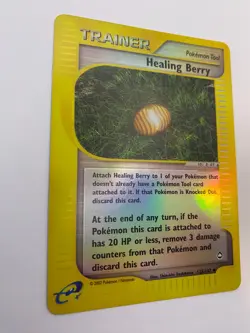 Pokemon Card - Reverse-Holo Healing Berry 125/147 Aquapolis *HP* e-Card UC - Image 4