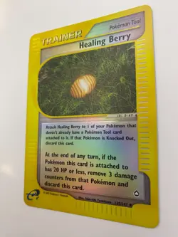 Pokemon Card - Reverse-Holo Healing Berry 125/147 Aquapolis *HP* e-Card UC - Image 5
