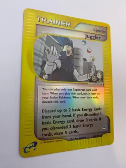 Pokemon Card - Reverse-Holo Juggler 126/147 Aquapolis *MP* e-Card UC - Image 4