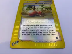 Pokemon Card - Reverse-Holo Memory Berry 128/147 Aquapolis *HP* e-Card UC - Image 2