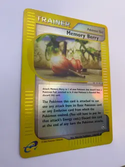 Pokemon Card - Reverse-Holo Memory Berry 128/147 Aquapolis *HP* e-Card UC - Image 4