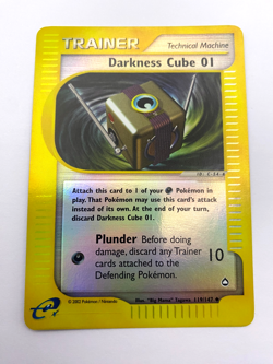 Pokemon Card - Reverse-Holo Darkness Cube 01 119/147 Aquapolis *MP* e-Card UC - Image 1