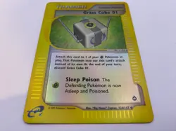 Pokemon Card - Reverse-Holo Grass Cube 01 124/147 Aquapolis *HP* e-Card UC - Image 2