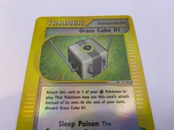 Pokemon Card - Reverse-Holo Grass Cube 01 124/147 Aquapolis *HP* e-Card UC - Image 3